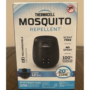 NEW Thermacell E55 Rechargeable Mosquito Repellent | 20' Protection Zone